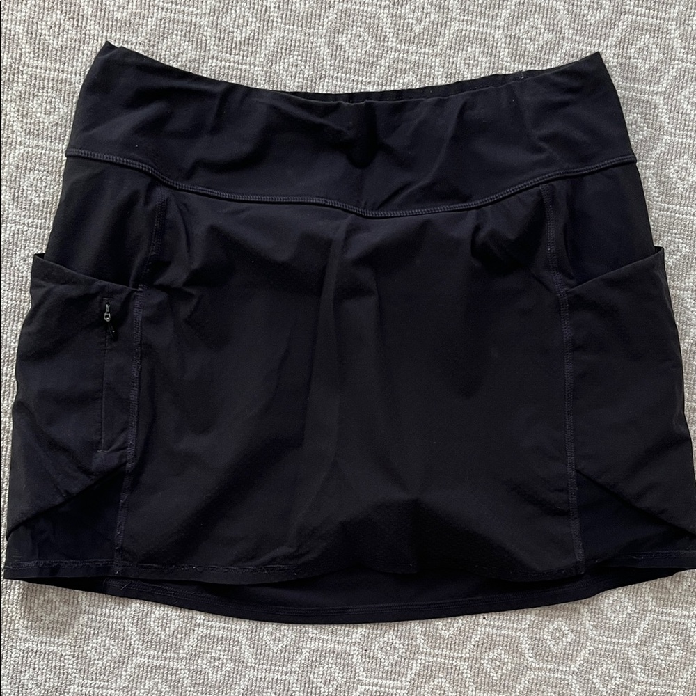 Athleta Black Skort with Pockets